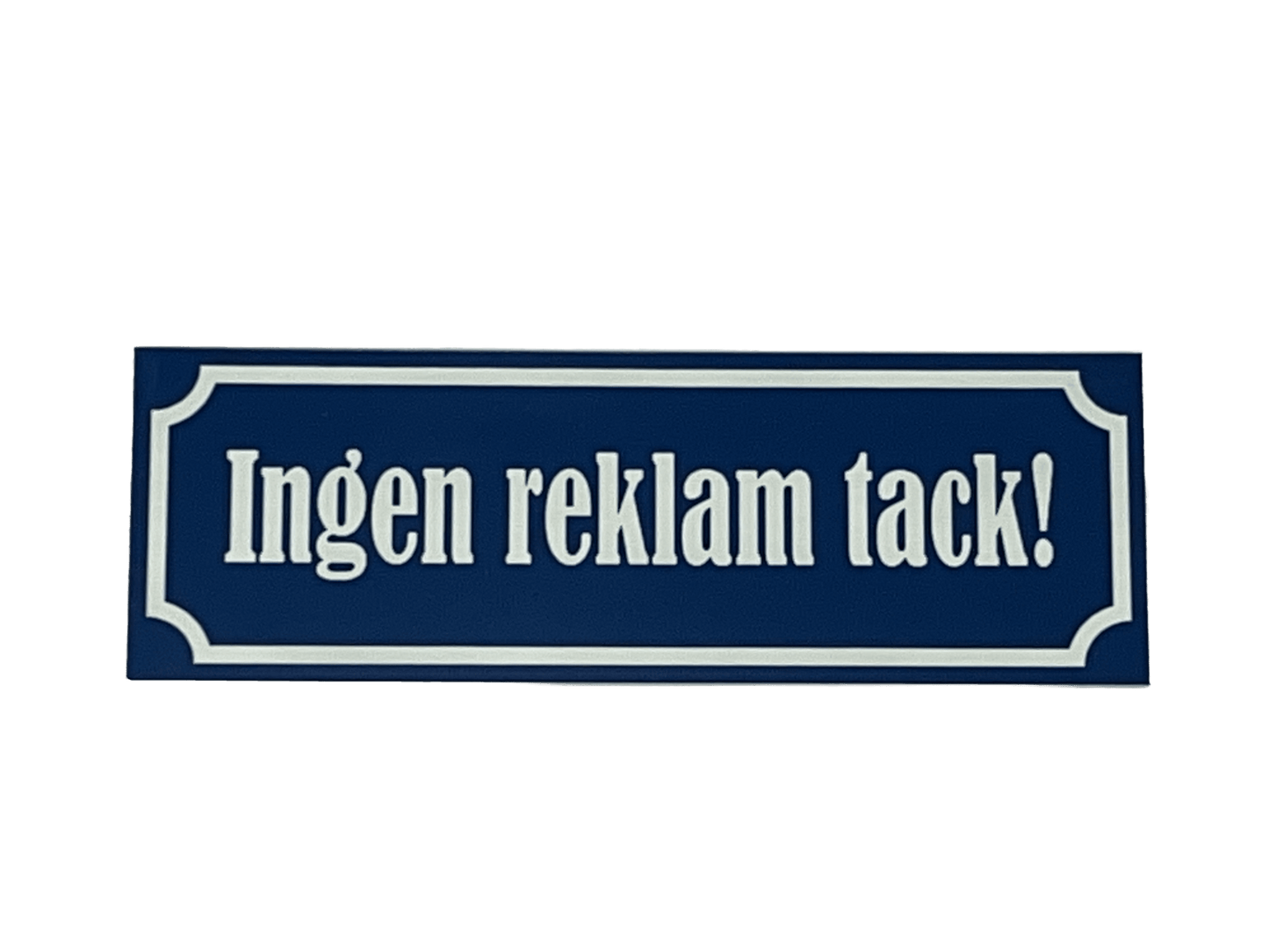 Ej reklam skyltar