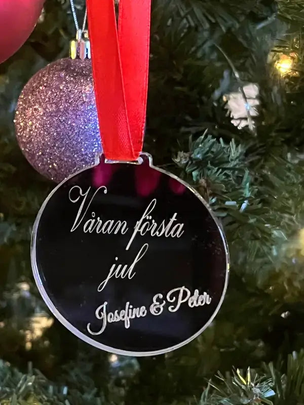 Julgranshänge | Våran första jul