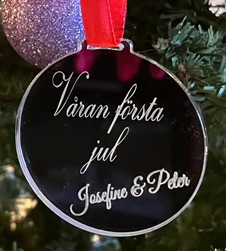 Julgranshänge | Våran första jul