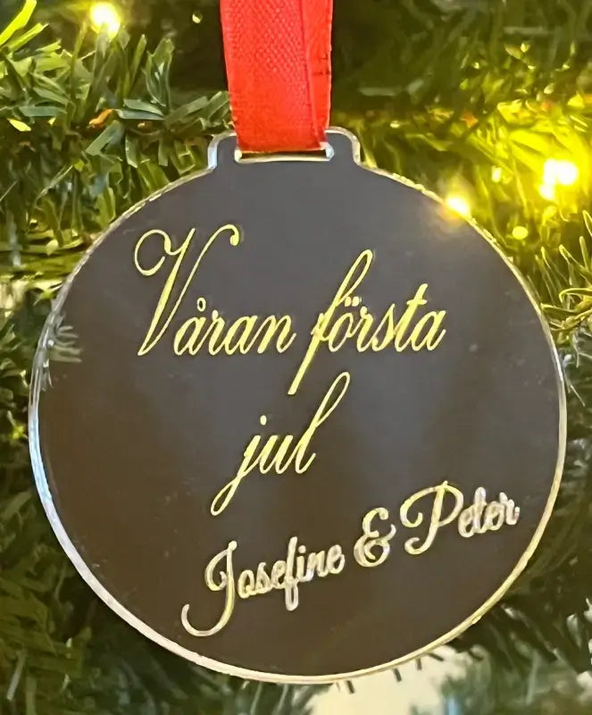 Julgranshänge | våran första jul