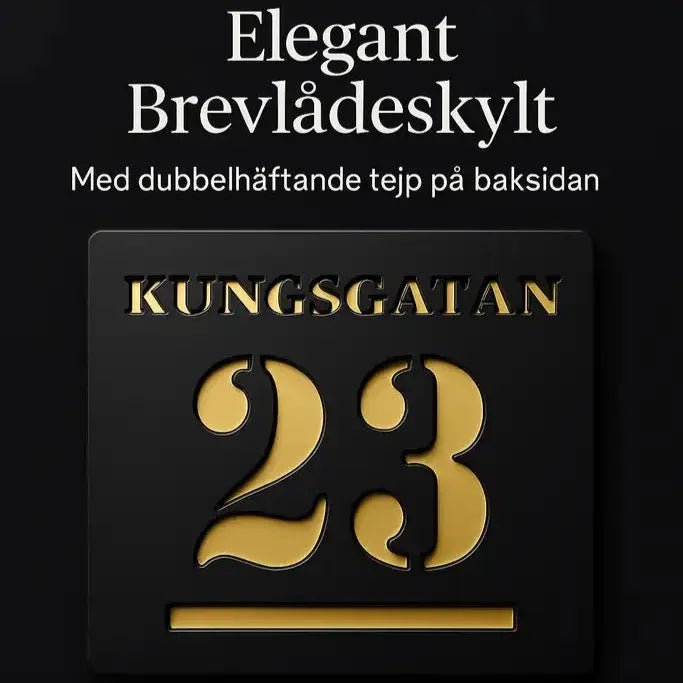 Brevlådeskylt - Express - presenter