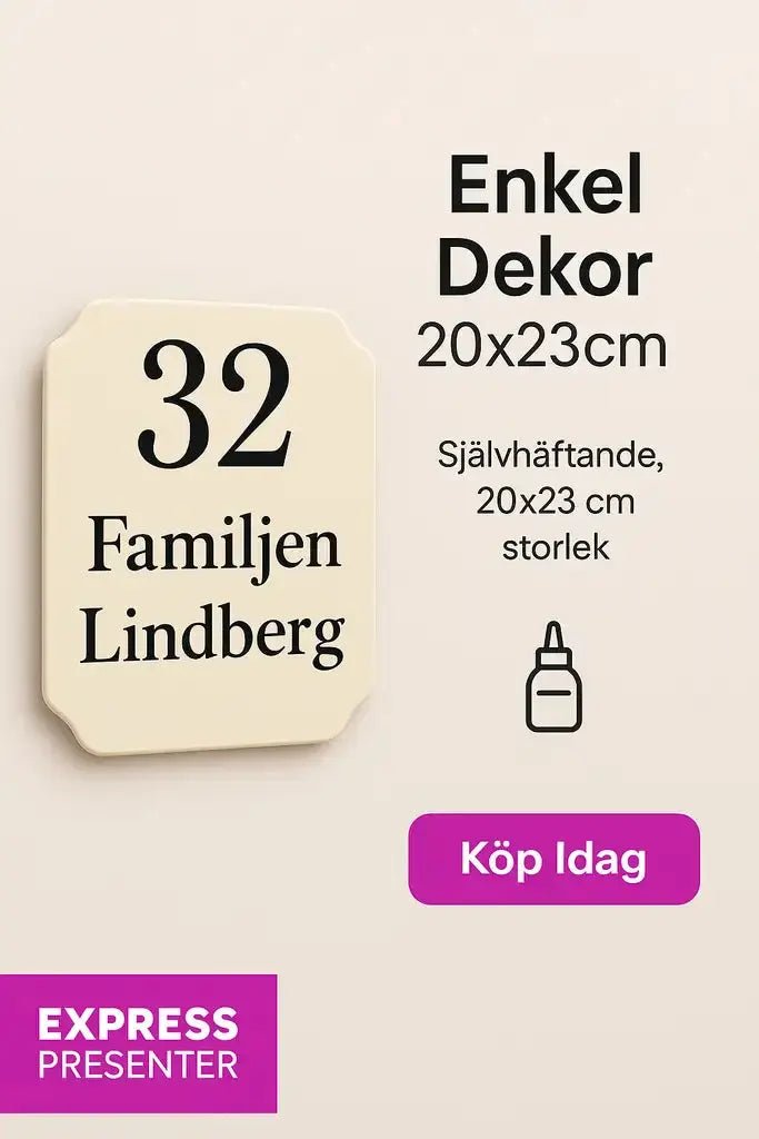 Dekal | brevlåda - Express - presenter