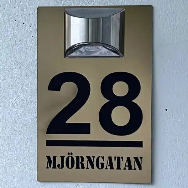 Fasad/ Husnummerskylt - Express - presenter