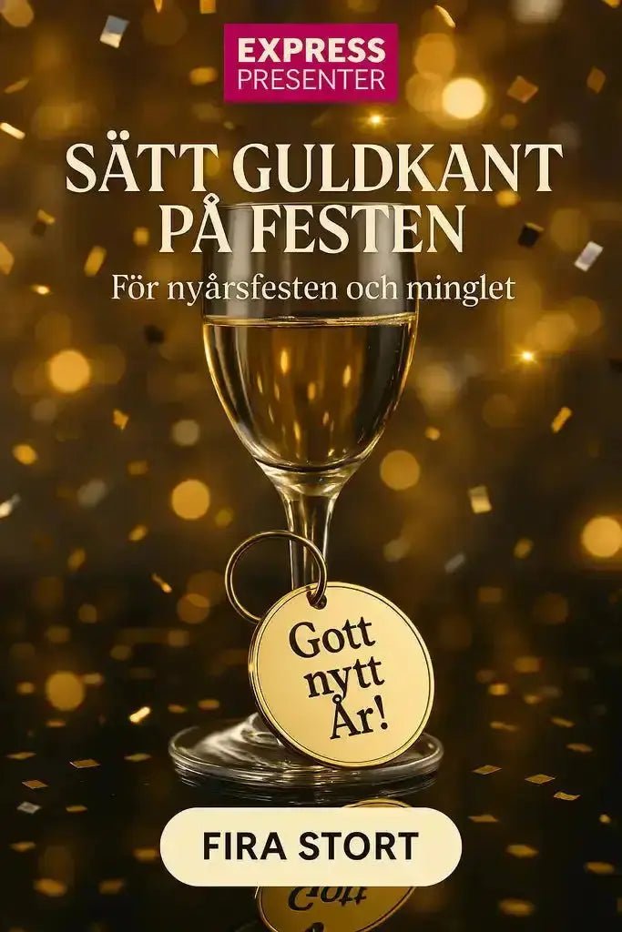 Glasmarkör Gott nytt år - Express - presenter