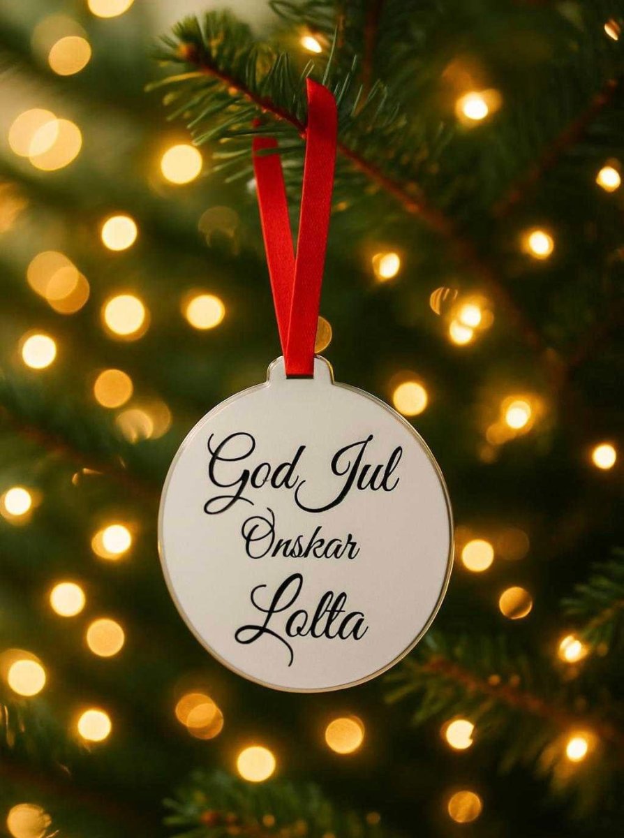 Juldekoration | God Jul önskar - Express - presenter