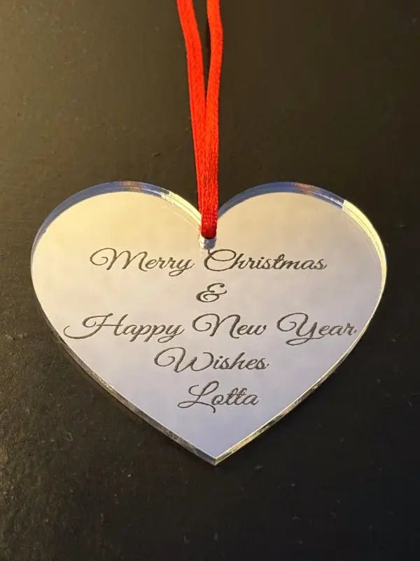 Juldekoration | Hjärta Merry Christmas & Happy New Year wishes - Express - presenter