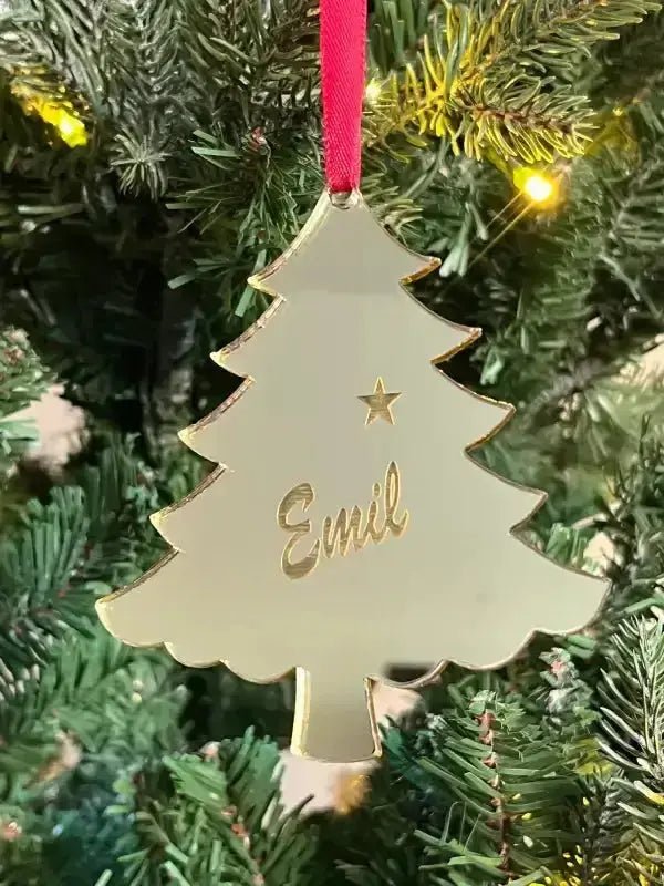 Julgransdekoration | julgran med namn - Express - presenter