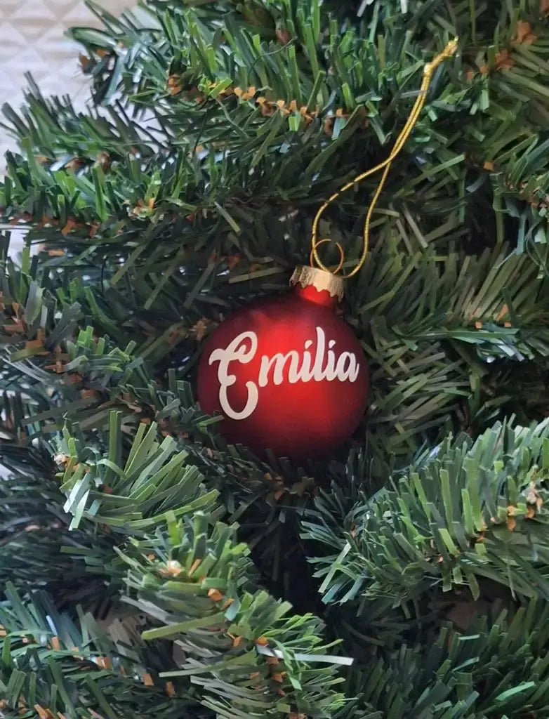 Julgranskula | Julkula med namn 5 cm - Express - presenter