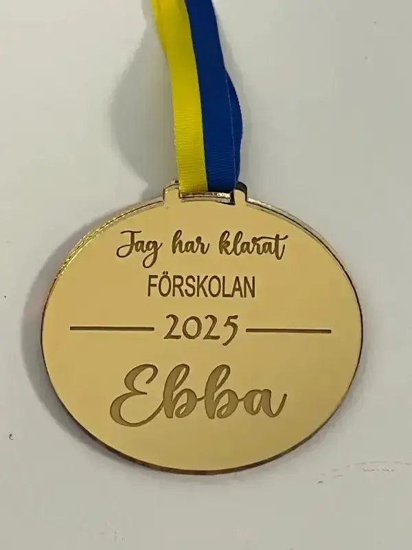 Medalj | Jag har klarat FÖRSKOLAN i skrivstil - Express - presenter