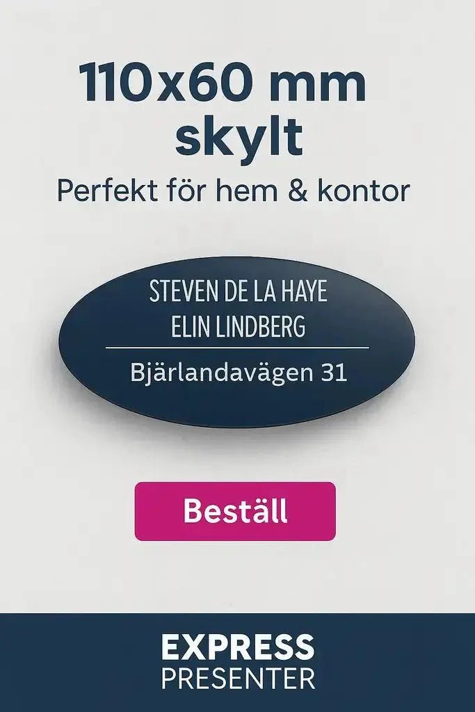 Dörrskyltar - Express-presenter