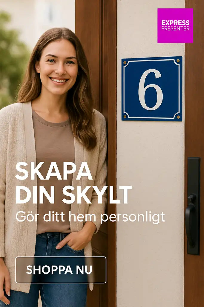 Skapa din unika husnummerskylt