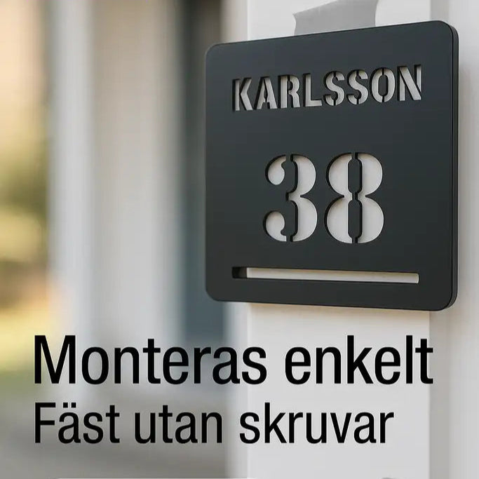 Brevlådeskylt