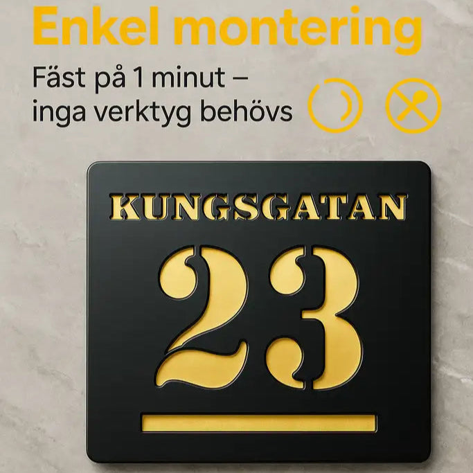 Brevlådeskylt