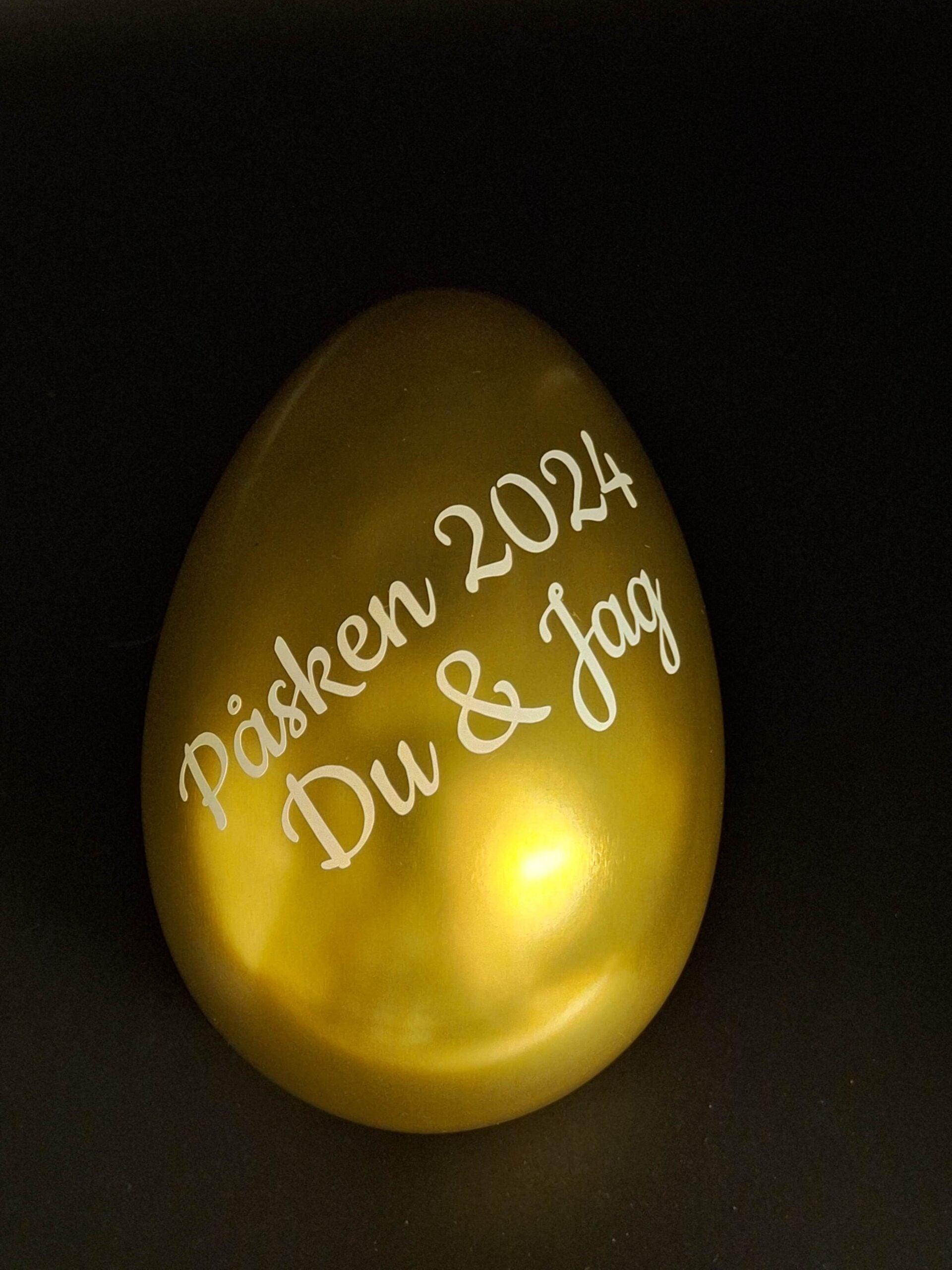 Påskeæg med tekst