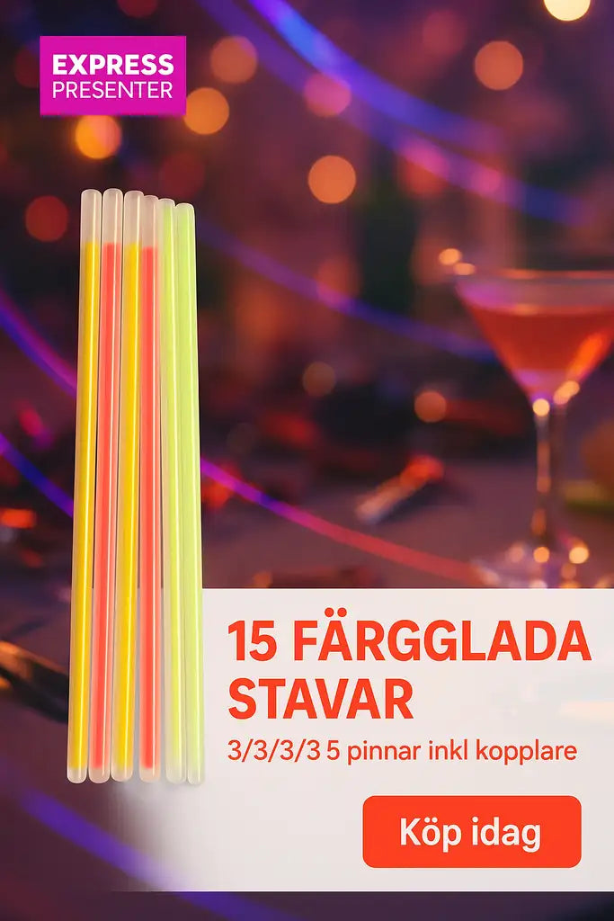 GLOW STICKS 15-P DISPLAY