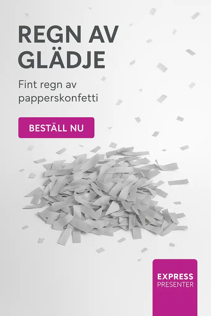 Konfettikanon SILVER 60 cm