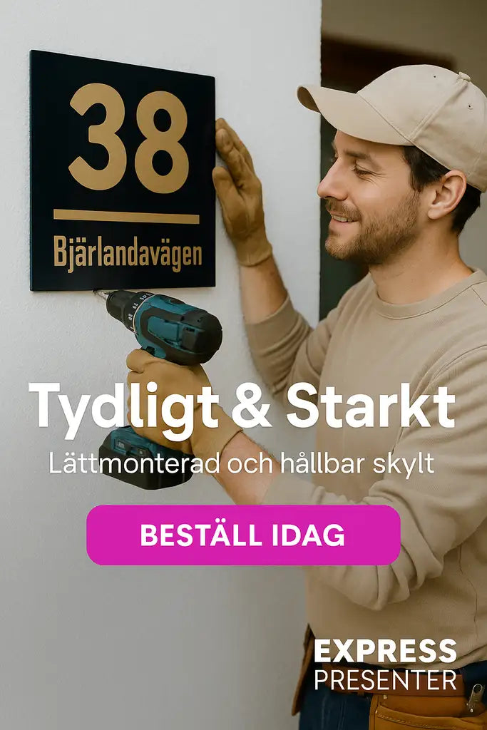 Husskylt nummer