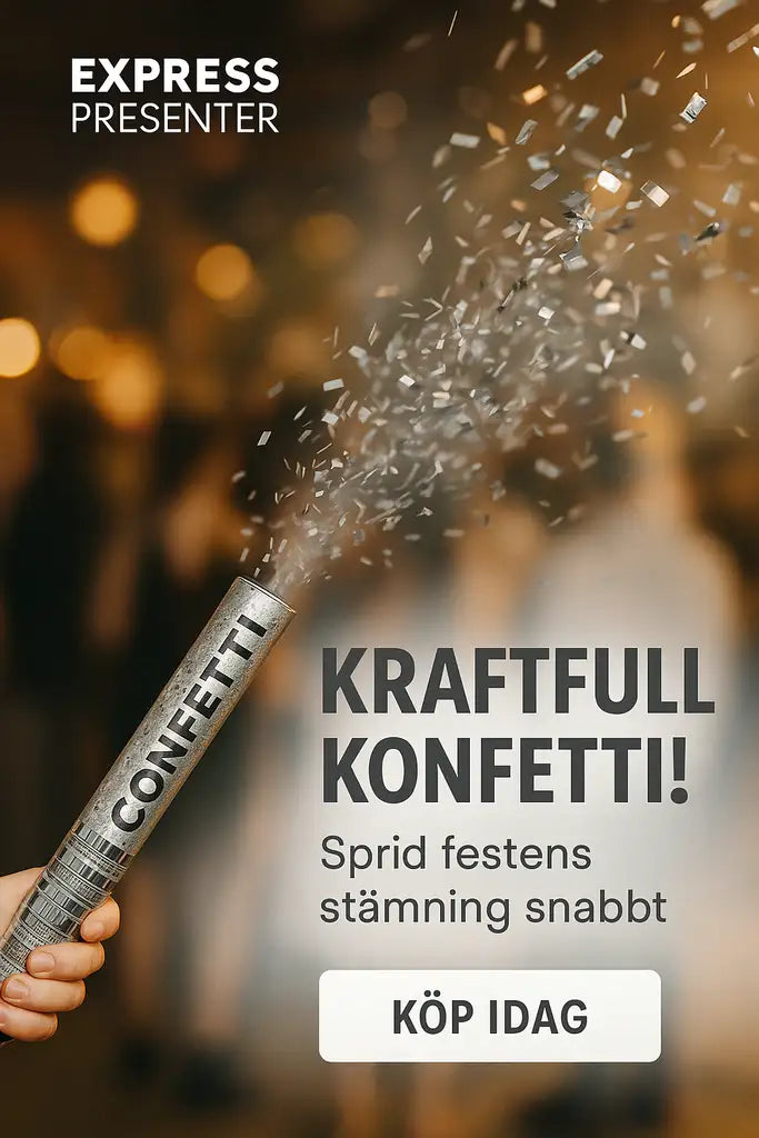 Konfettikanon SILVER 60 cm
