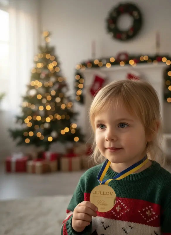 Medalj “Jullov” – Med namn och årtal