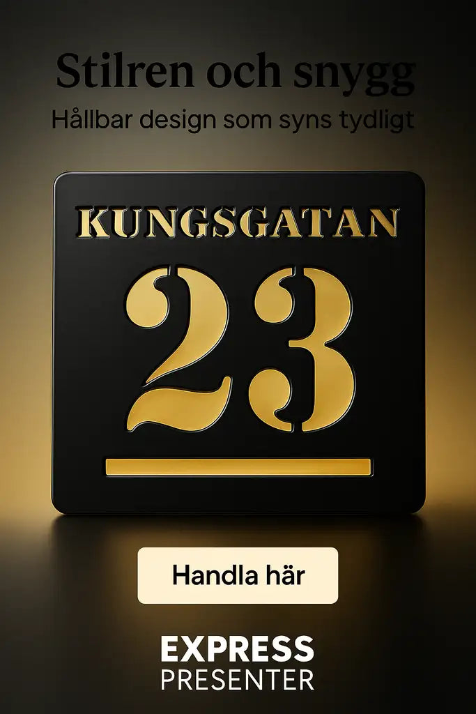 Brevlådeskylt