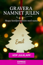 Julgransdekoration | julgran med namn Express-presenter