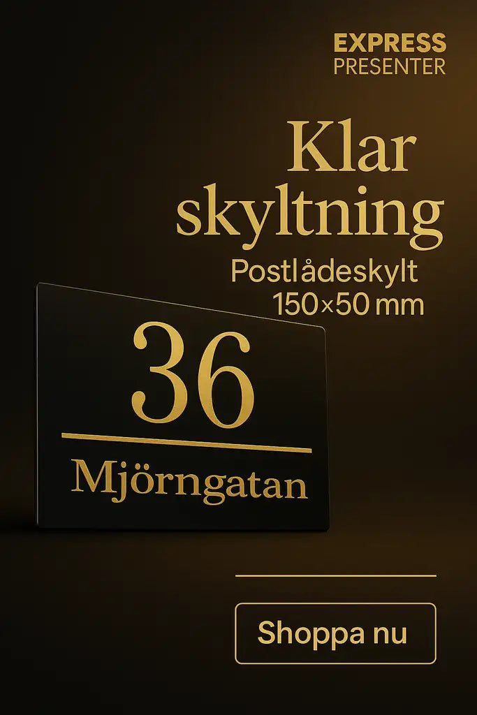 Postlådeskylt