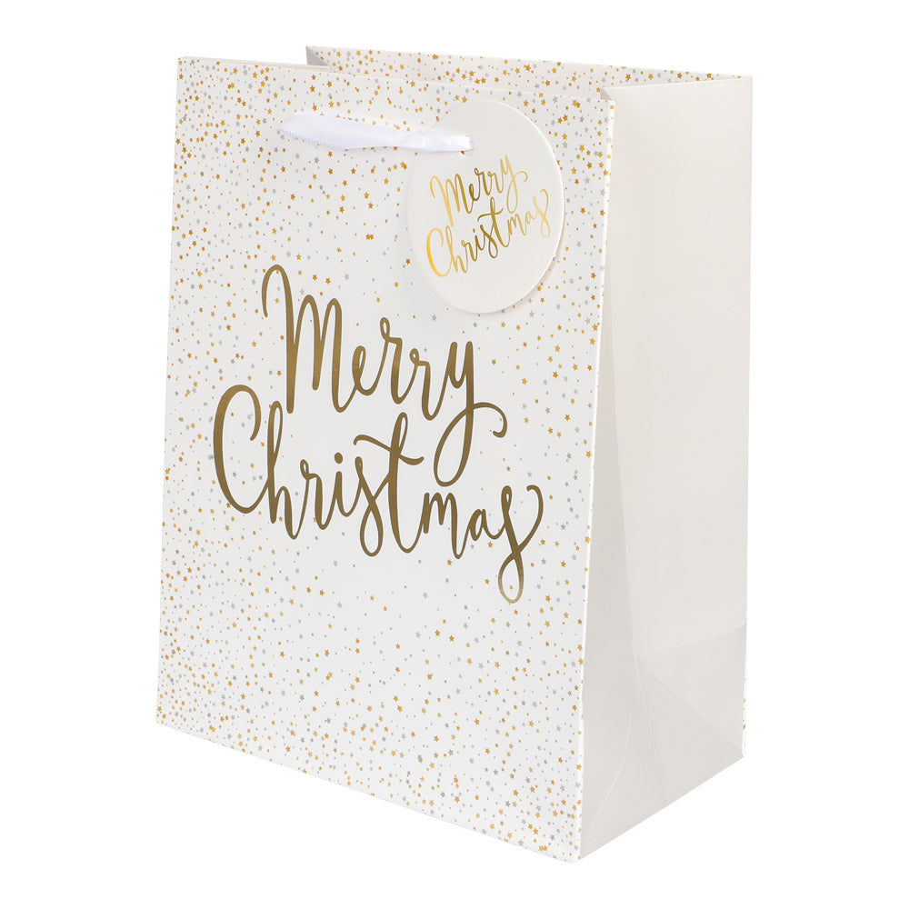 Presentpåse vit | God jul