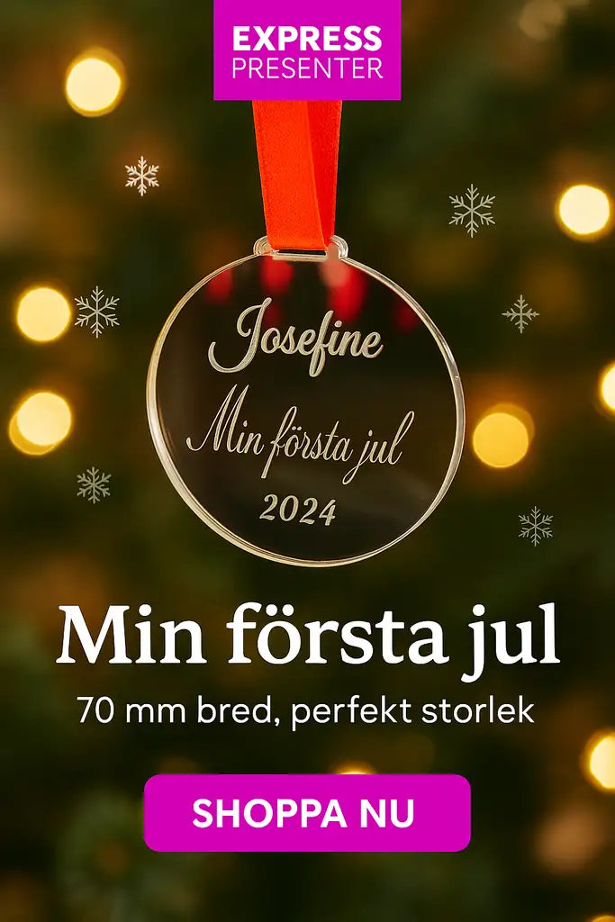 Julgranshänge | Min första jul