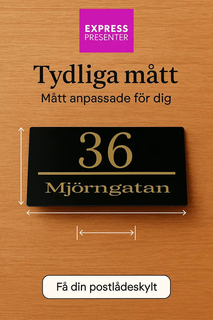 Postlådeskylt