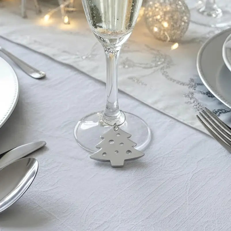Glasmarkör till julfirandets bordsdukning | expresspresenter.se
