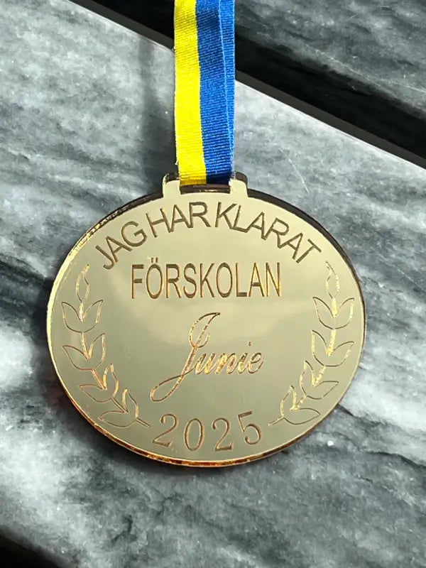 Avslutningsmedalj FÖRSKOLAN - DinMedalj