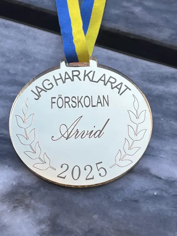 Avslutningsmedalj FÖRSKOLAN - DinMedalj
