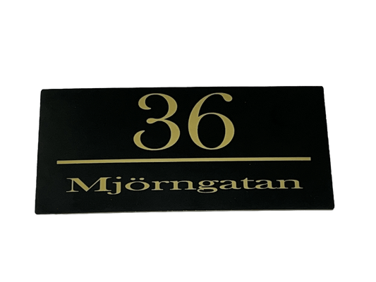 Postlådeskylt