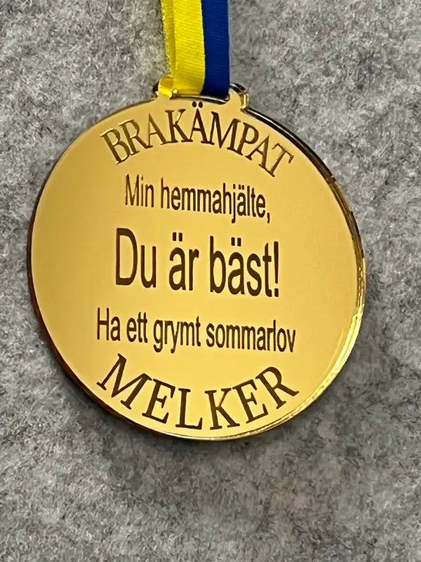 Medalj Bra kämpat - DinMedalj