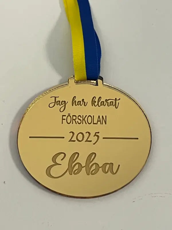 Medalj jag har klarat FÖRSKOLAN - DinMedalj
