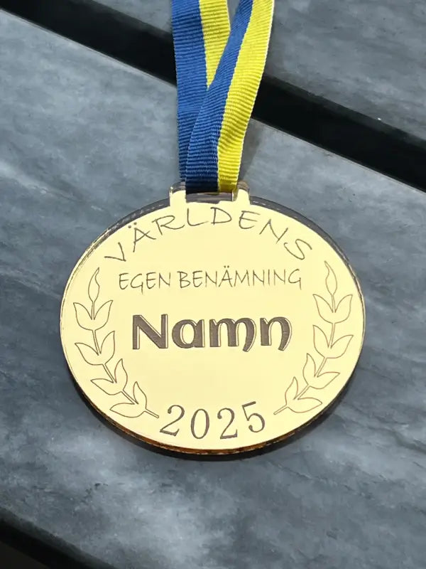 Medalj | Världens egen benämning