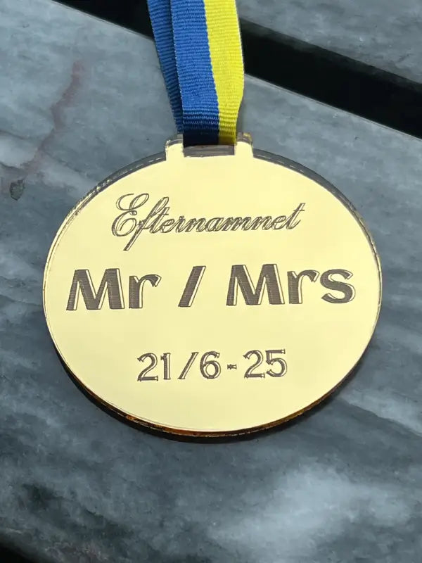 Medalj | Mr / Mrs
