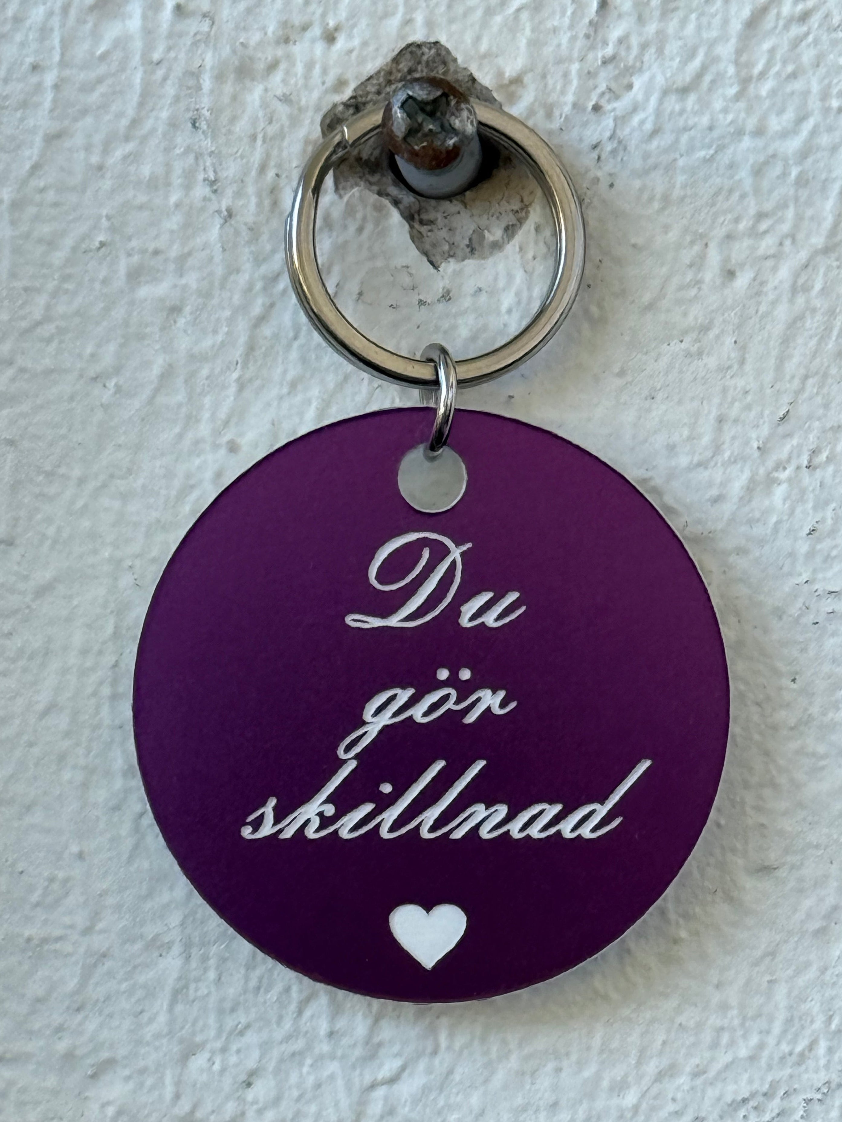 Nyckelring | Du gör skillnad