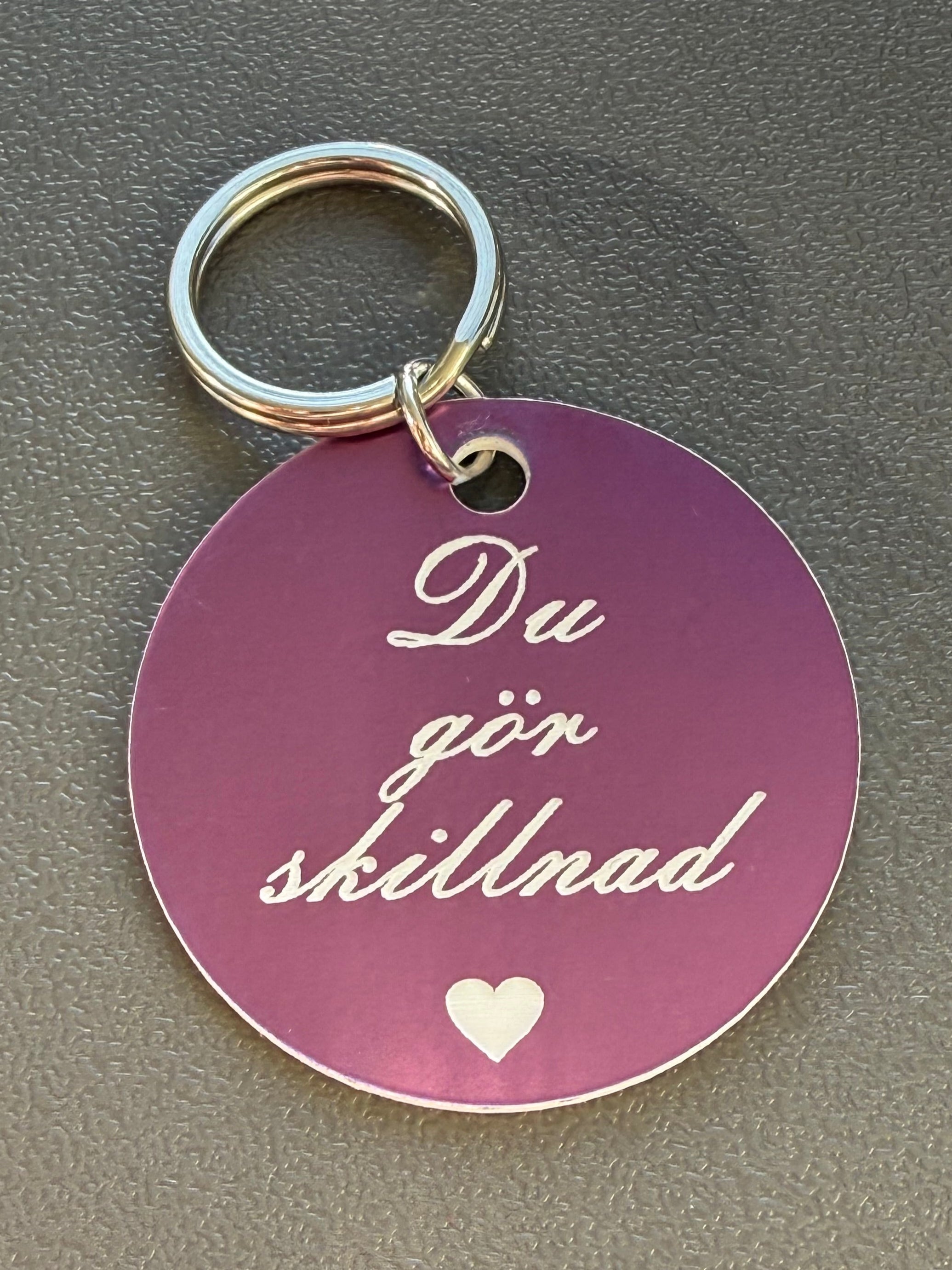 Nyckelring | Du gör skillnad