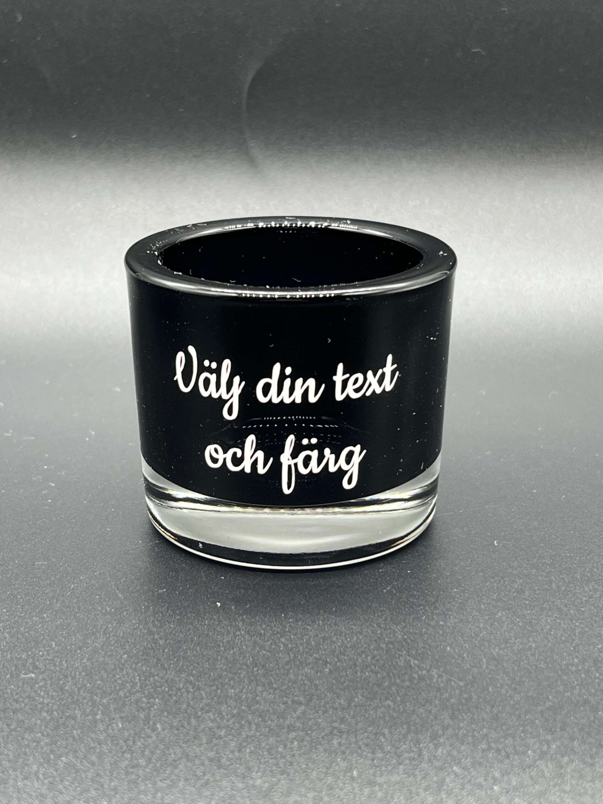 Svart ljuslykta | Din egna design