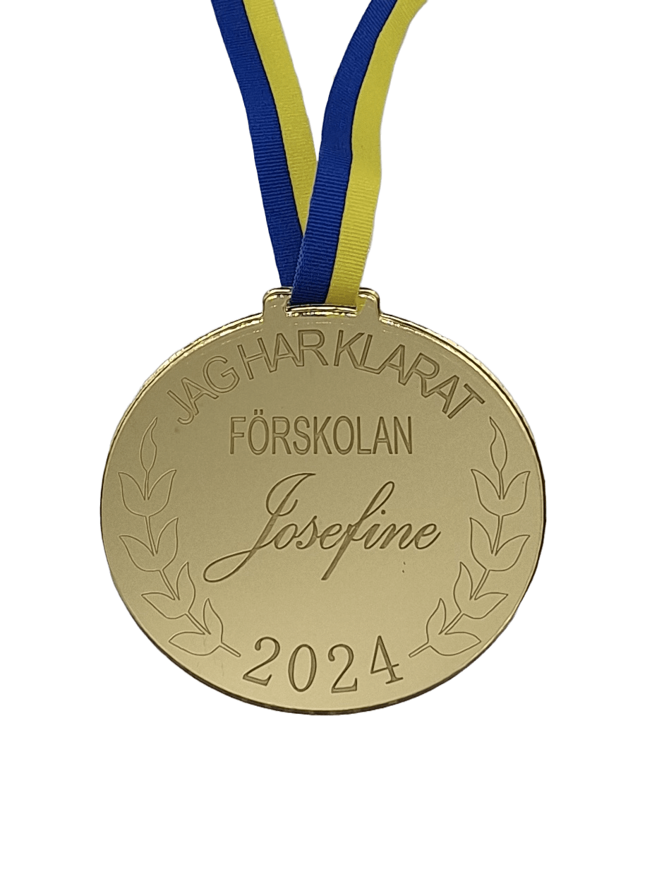 Avslutningsmedalj FÖRSKOLAN - DinMedalj