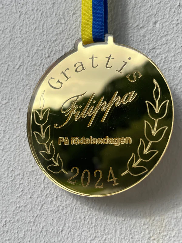 Medalj Grattis - DinMedalj