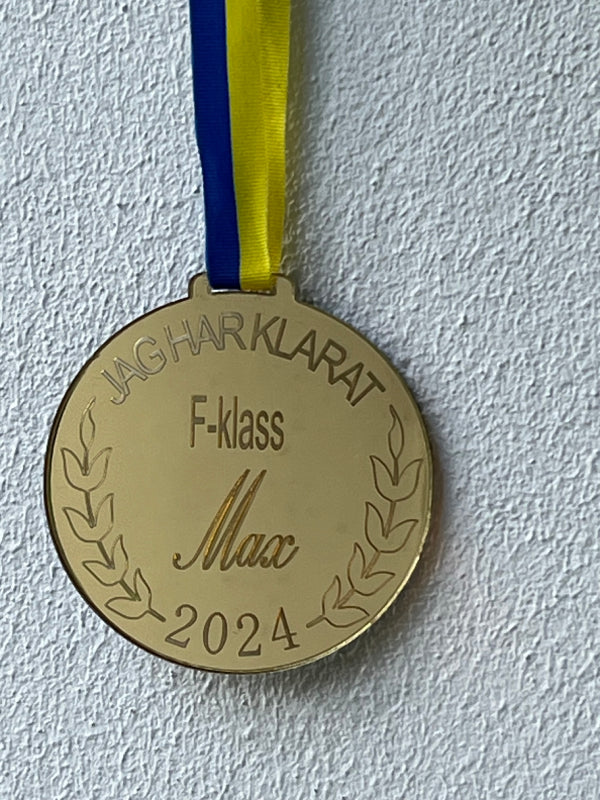 Medalj F-klass - DinMedalj