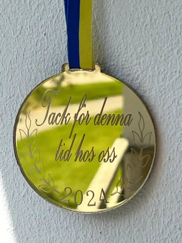 Medalj Avtackning - DinMedalj