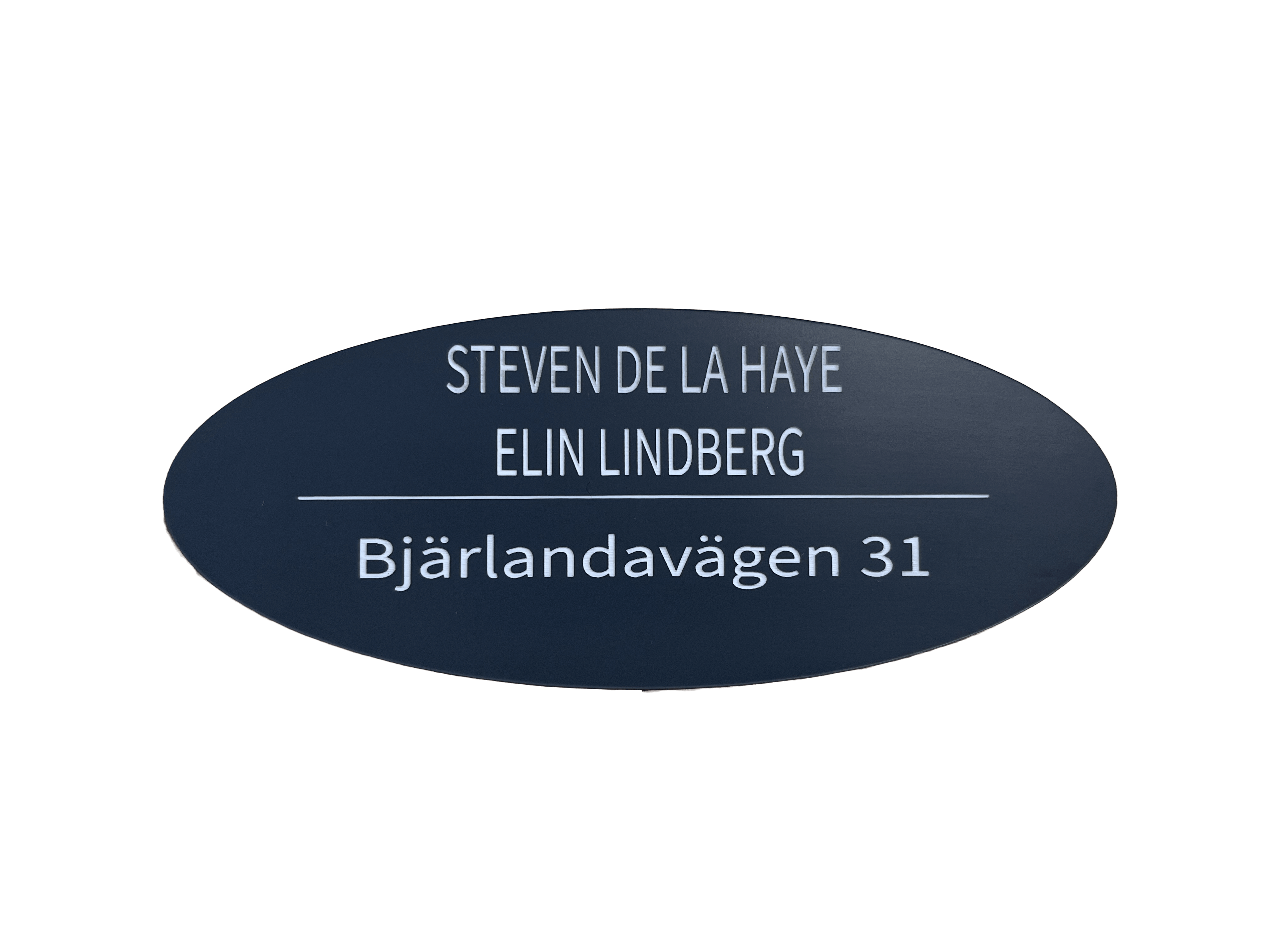 Skylt brevlåda