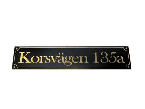 Adresskylt