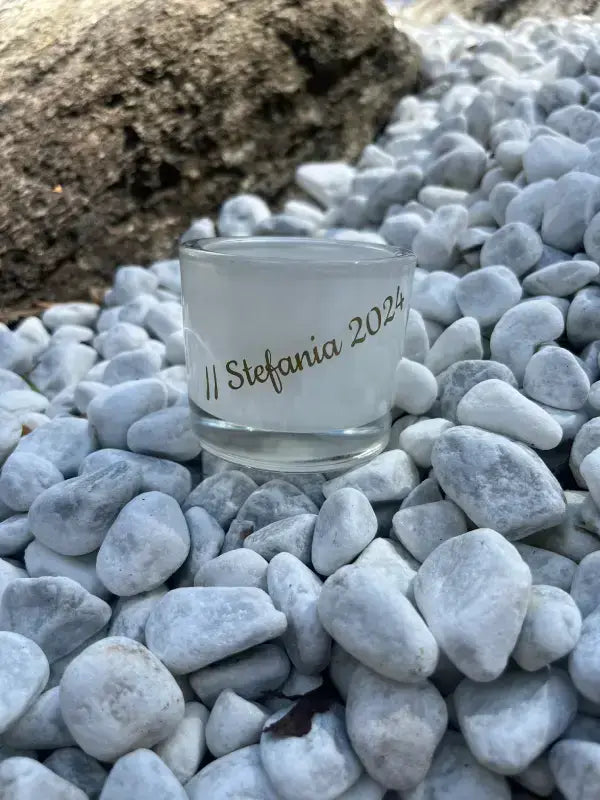 Personligt lykta med namn och datum