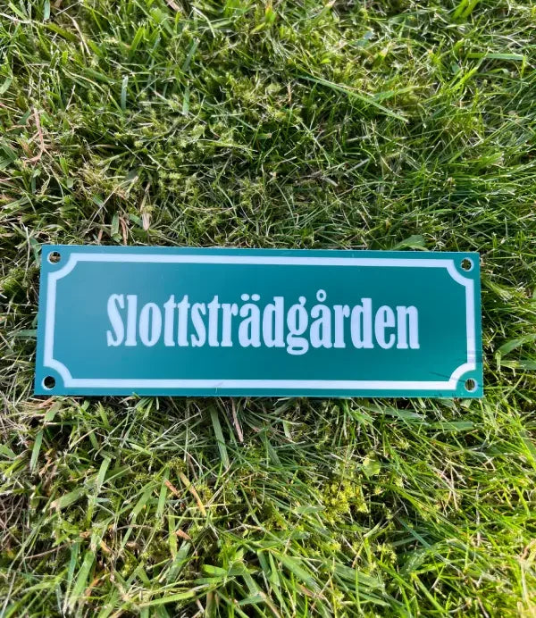 Skylt till postlåda