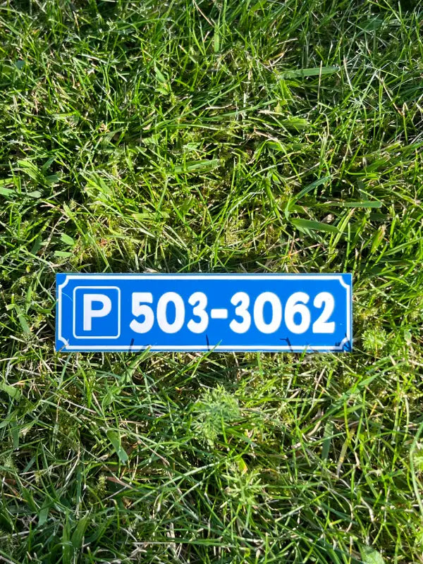 Parkeringsskylt 150x50 mm
