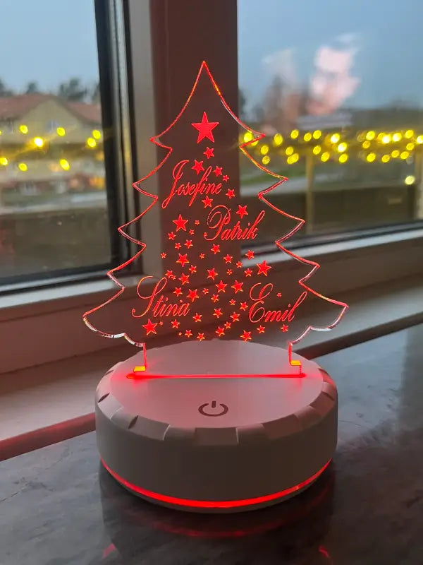 Julklappstips med familjens namn